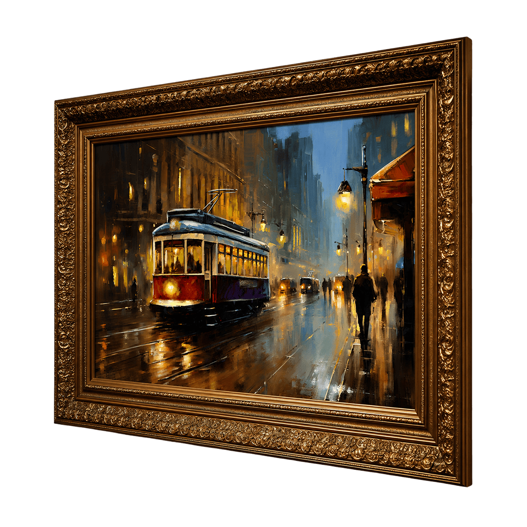 Rainlit Tram Canvas 03 img